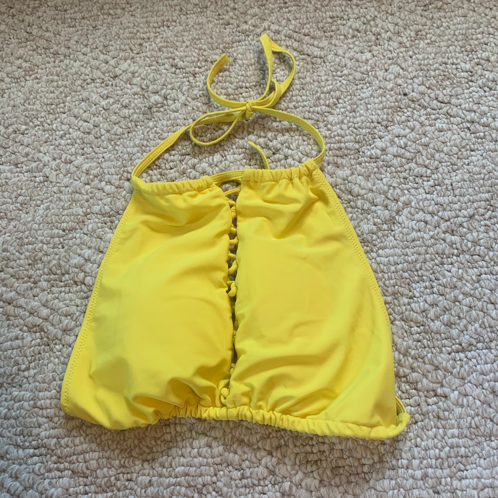 Yellow Bikini top